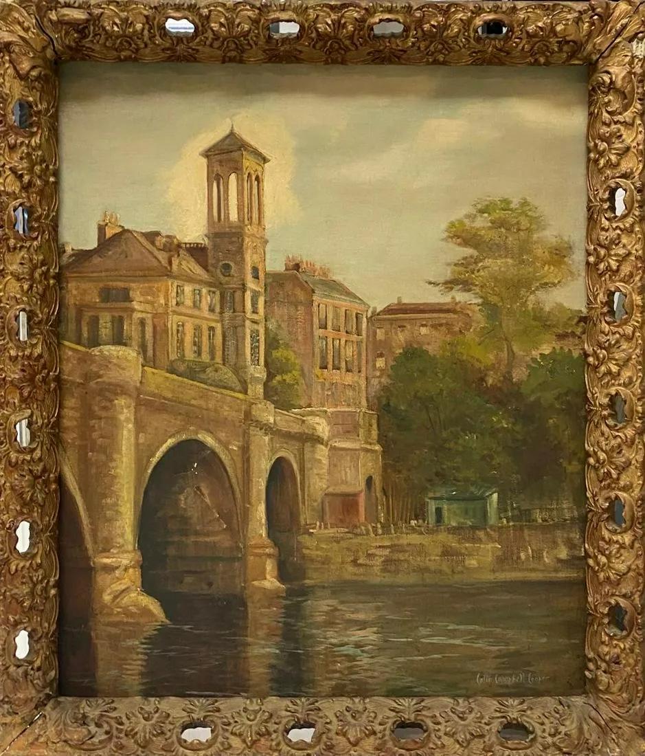 Style Colin Campbell Cooper (1856 - 1937) American: Style Colin Campbell Cooper , Oil / Board, Signed, measures 24.5 x 20 inches
