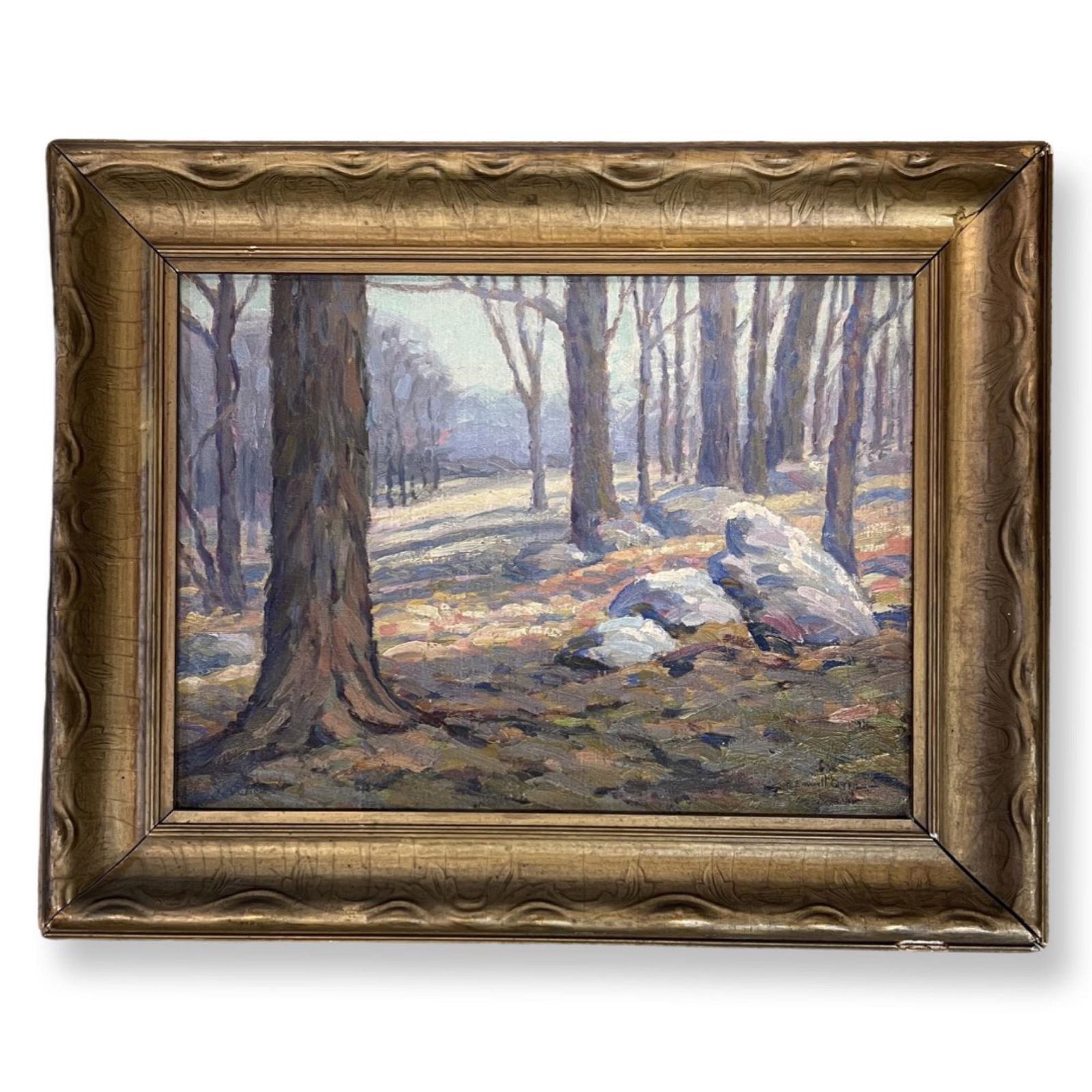 Robert Emmett Owen (1878 - 1957) American " Landscape, Autumn " (1 of 3)