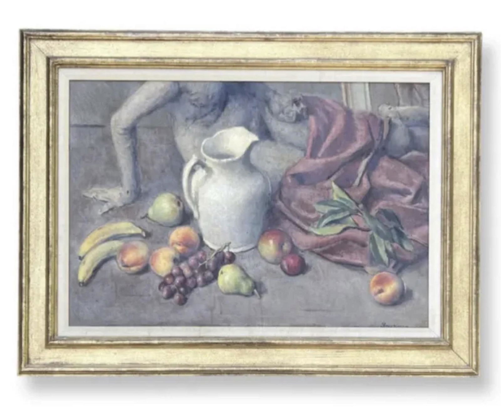 Robert Brackman (1898 - 1980) American " Still Life # 137: Robert Brackman (1898 - 1980) Oil on Canvas , Signed ,measures 24" x 36"