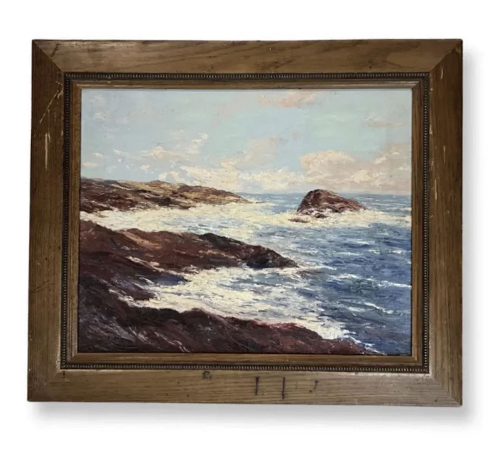 George J. Stengel (1872 - 1937) " Seascape " (1 of 3)