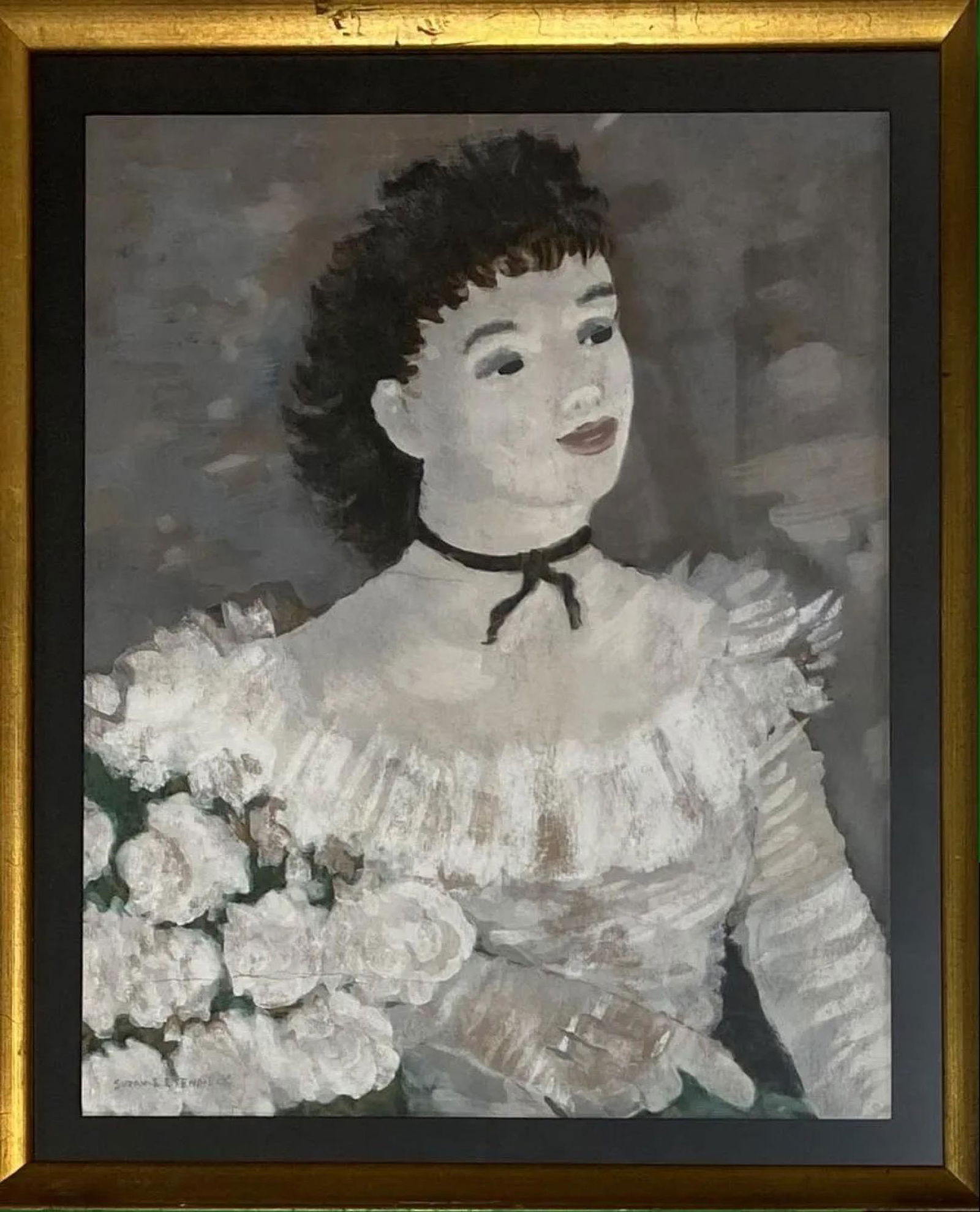 Suzanne Eisendieck (1908 - 1998) Germany, Poland.: Suzanne Eisendieck (1908 - 1998) Pastel / Paper ,signed ,measures 22" x 15" inches