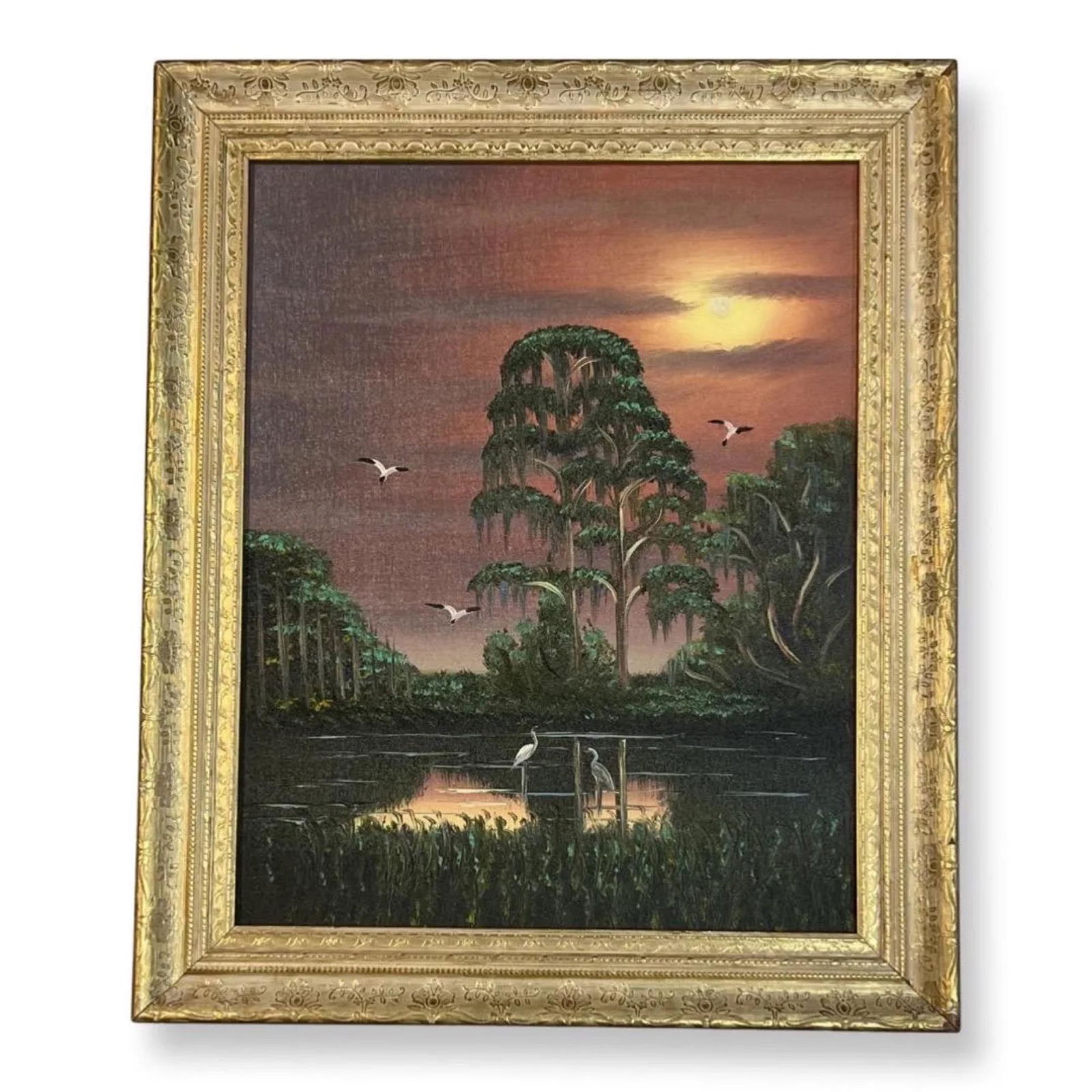 Al (Blood) Black (Born 1947) American: Al (Blood) Black (Born 1947) Oil on masonite , Signed , measures 19.5" x 15.5" , w/frame 24" x 20"