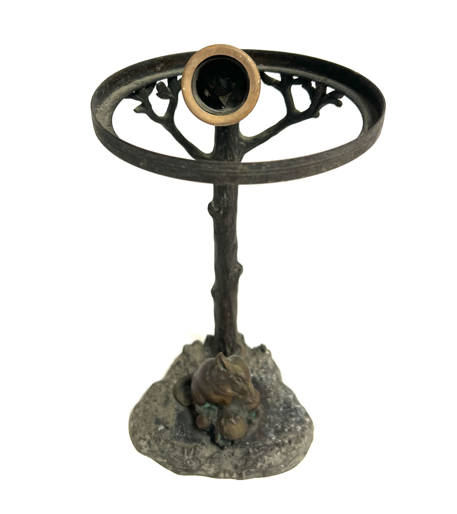 Antique Frech Table Lamp with Mouse (1 of 5)