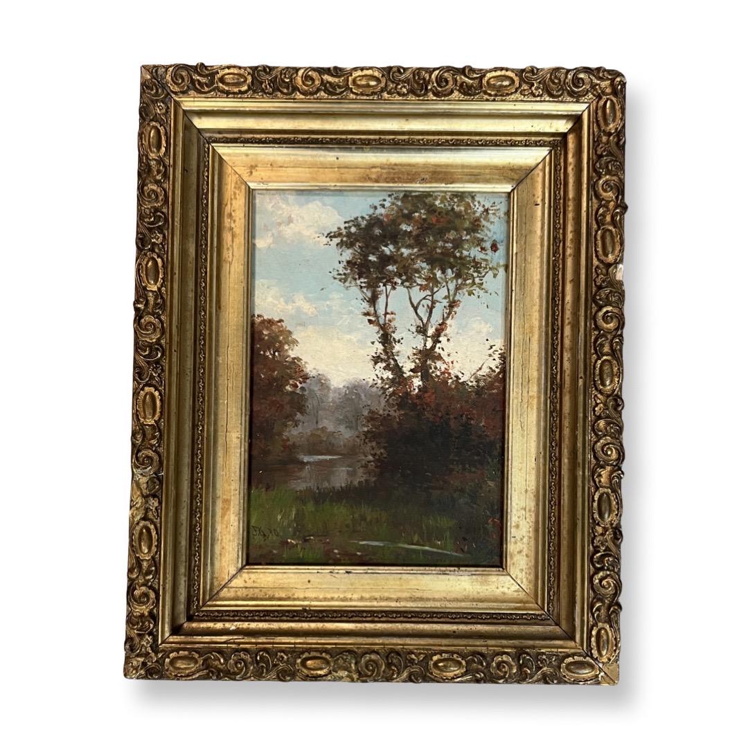 John Frederick Kensett (1816 - 1872) American "Autumn Scenery" (1 of 3)