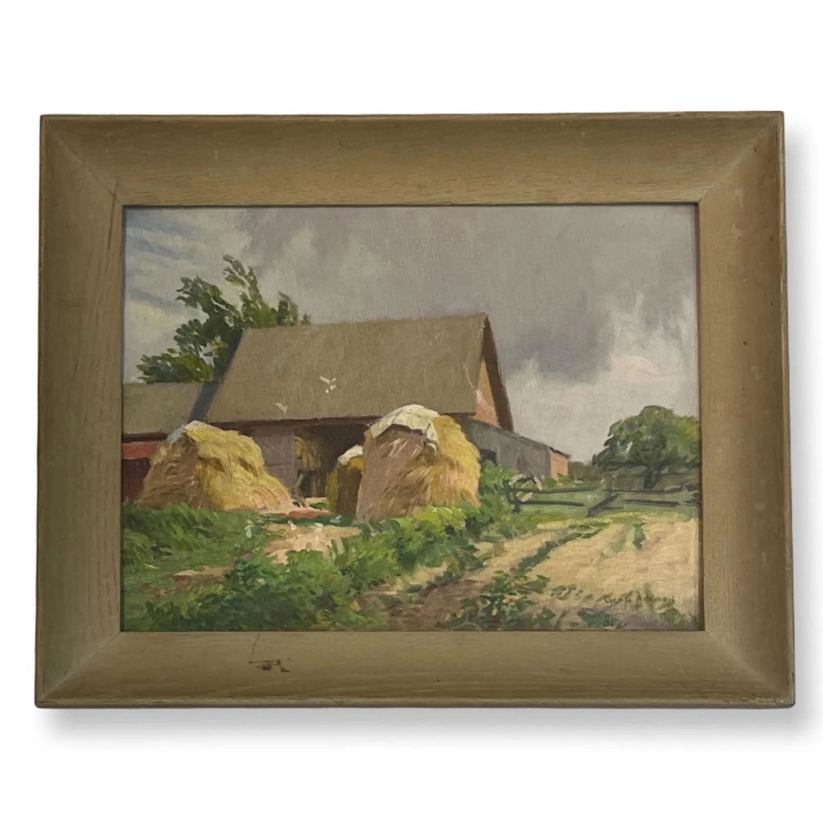George Gustav Adomeit (1879 - 1967) "Landscape with Farm" (1 of 3)