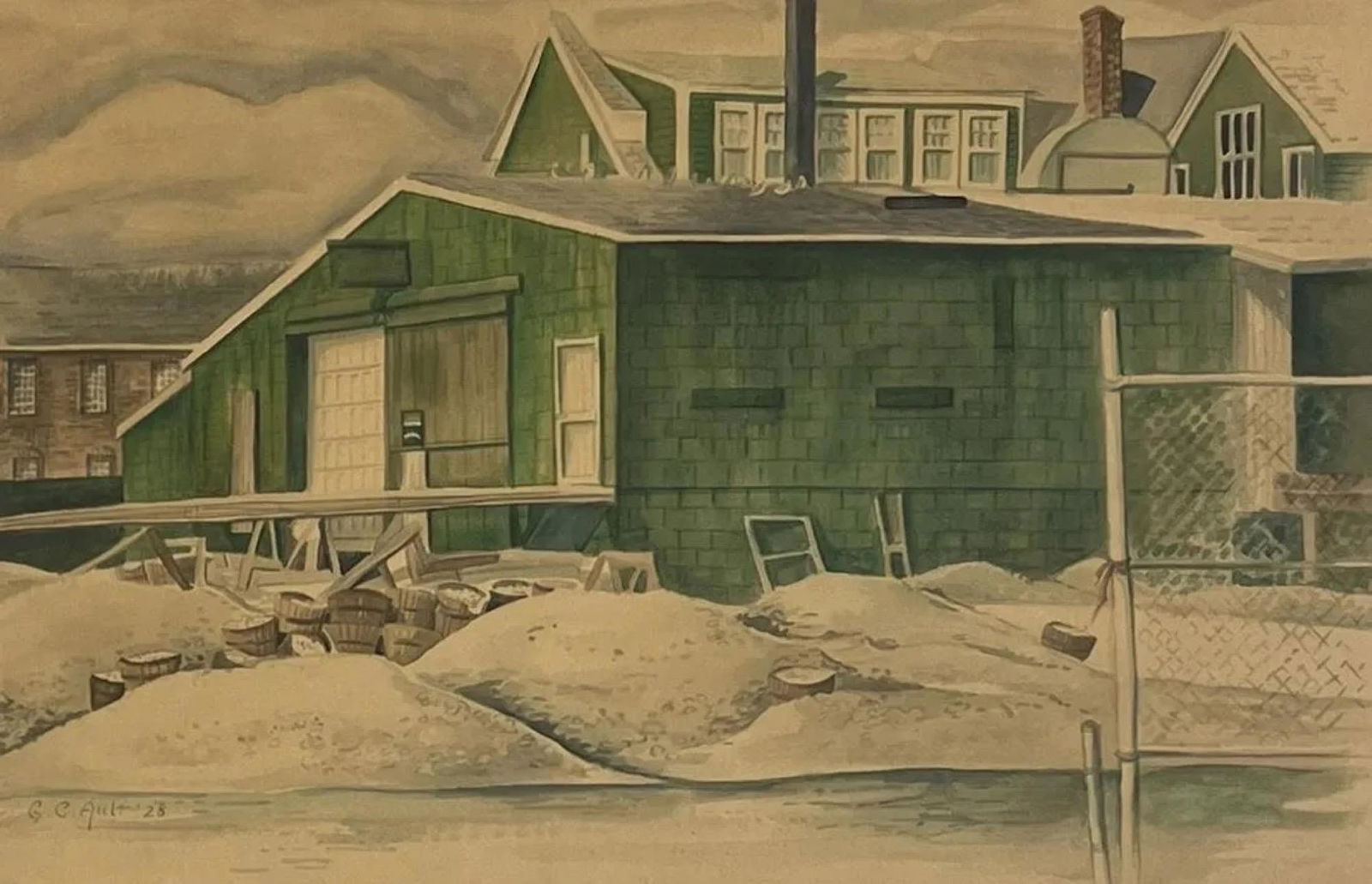 George Copeland Ault (1891 - 1948) New York, Ohio / England (1 of 3)