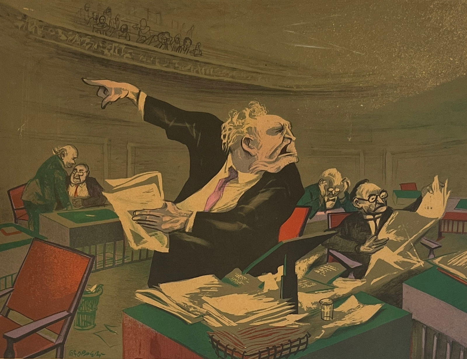 William Gropper (1897 - 1977) American (1 of 4)