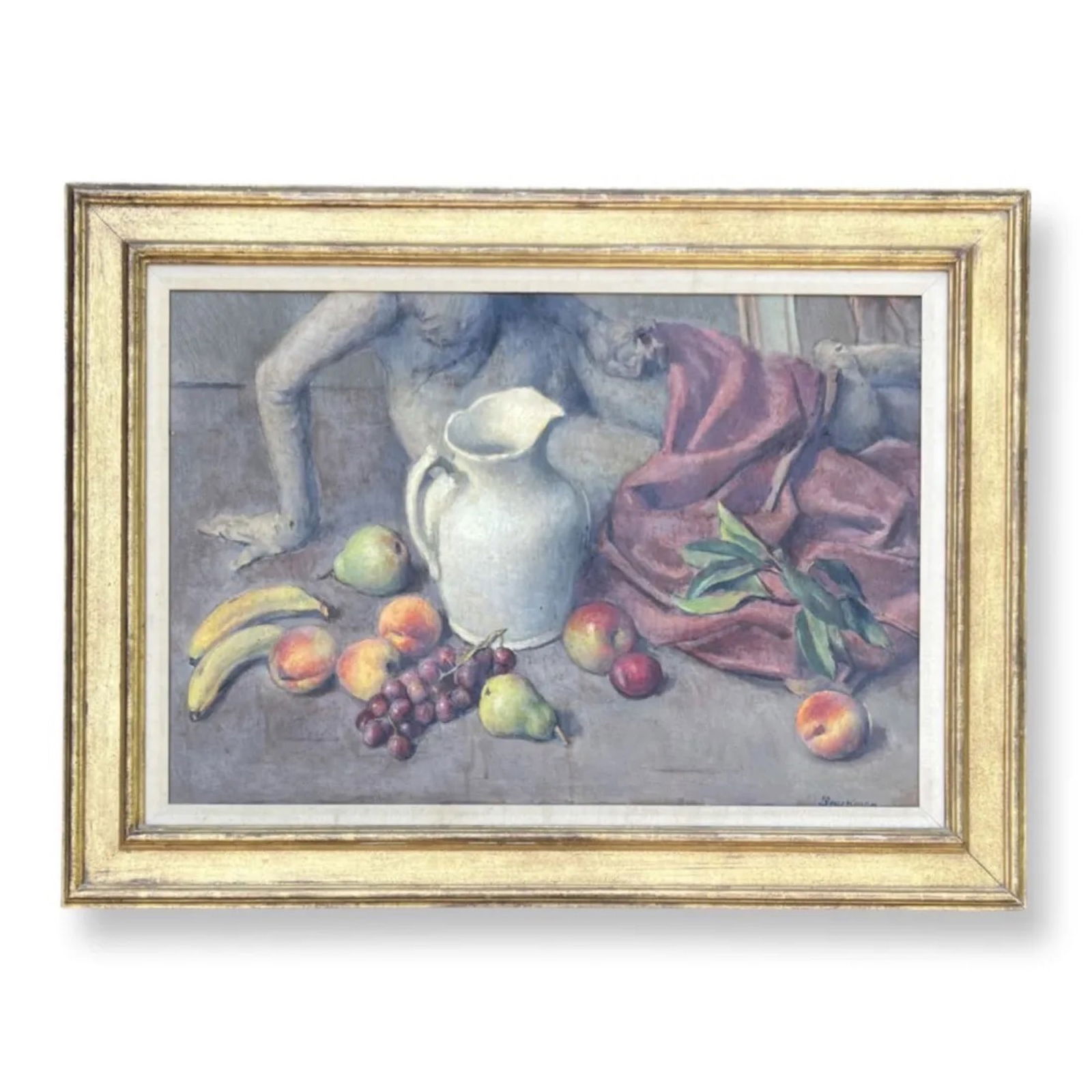 Robert Brackman (1898 - 1980) American " Still Life # 137: Robert Brackman (1898 - 1980) Oil on Canvas , Signed ,measures 24" x 36" Best known for large figural works, portraits, and still lifes in realist style with interplay of design elements, Robert Brack