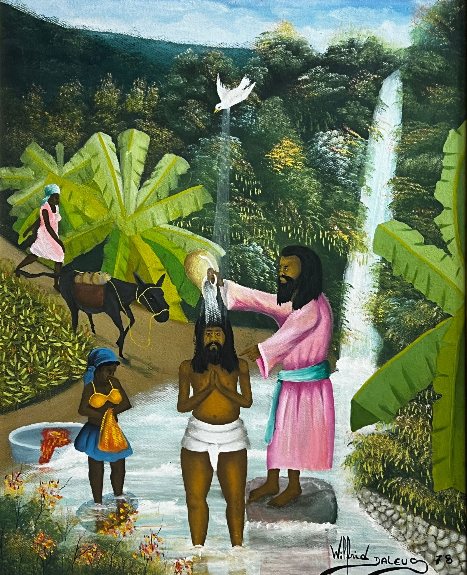 Joseph Wilfrid Daleus (1949-2017) Haitian (1 of 3)