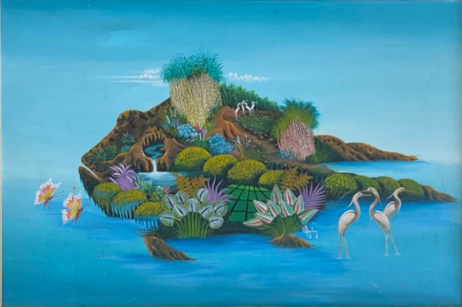 Guy Joachim ( Born 1955) Haiti: Guy Joachim (Born 1955) Haiti, Artist was born in 1955 in Cap–Haitian. Joachim typically paints historical and landscape scenes. His works have been exhibited in Germany, the US, the Dominican Repub