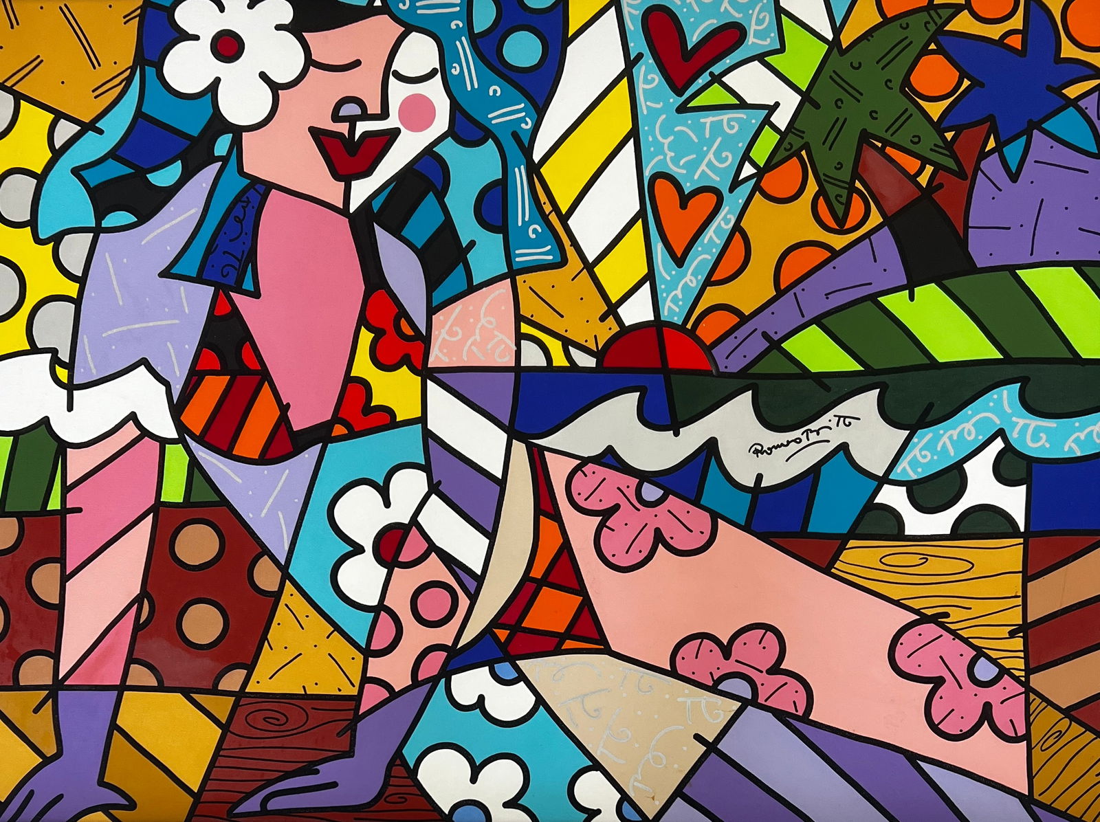 Romero Britto (Born 1963) "Paradise" (1 of 4)