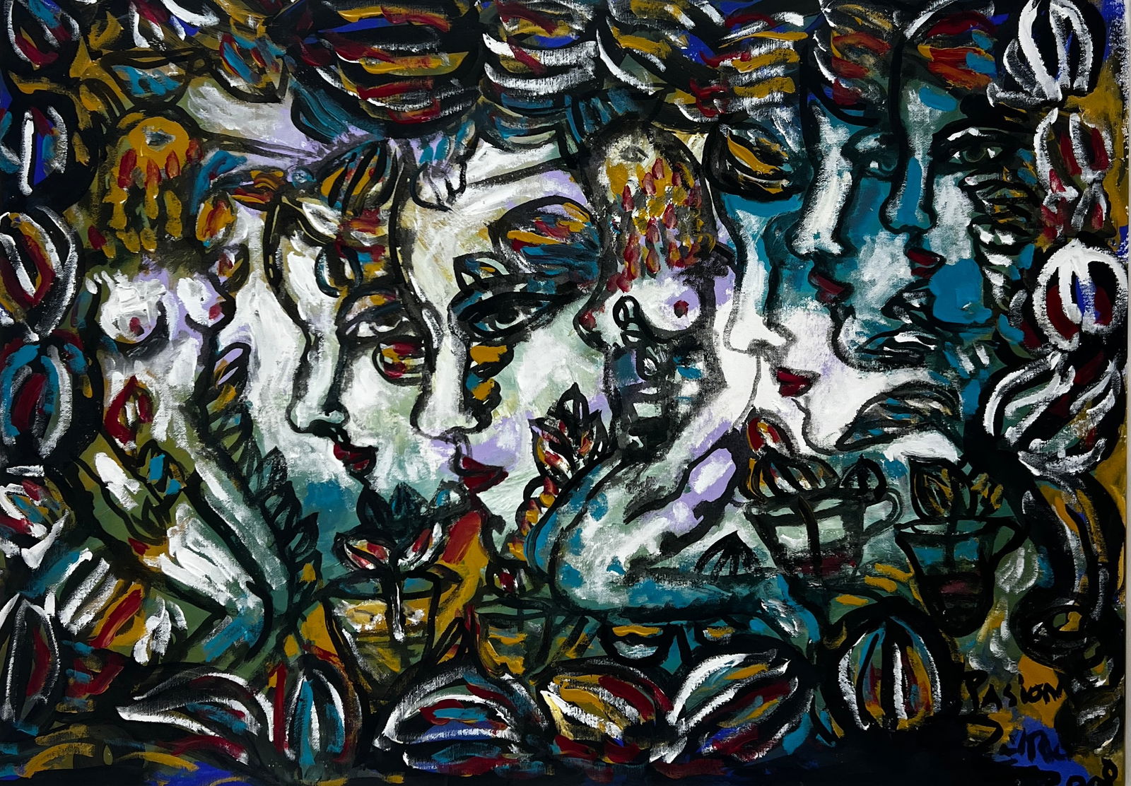 Zaida Del Rio  (Born 1954)  " Pasion " (1 of 3)