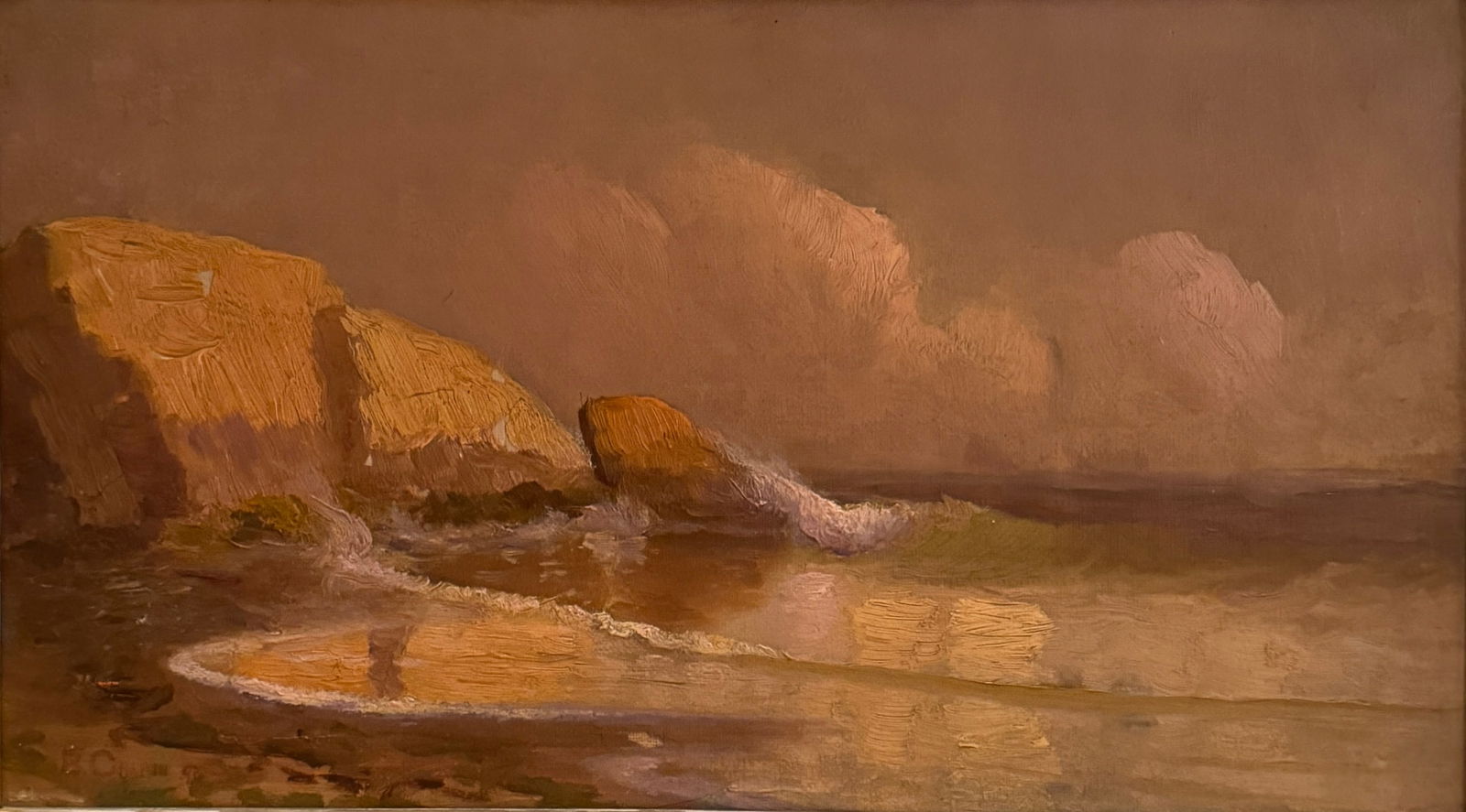 Bryant Chapin (1859 - 1927) "Rocky Coastal" (1 of 4)