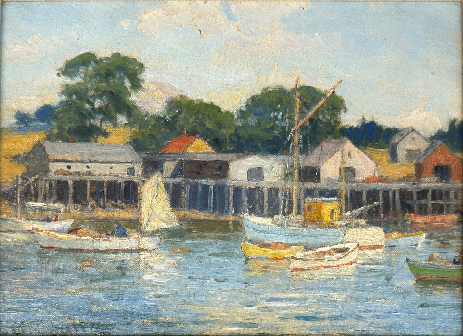 Evelyn Montague Bicknell (1857-1936) Harbor View, Castine, Maine (1 of 4)