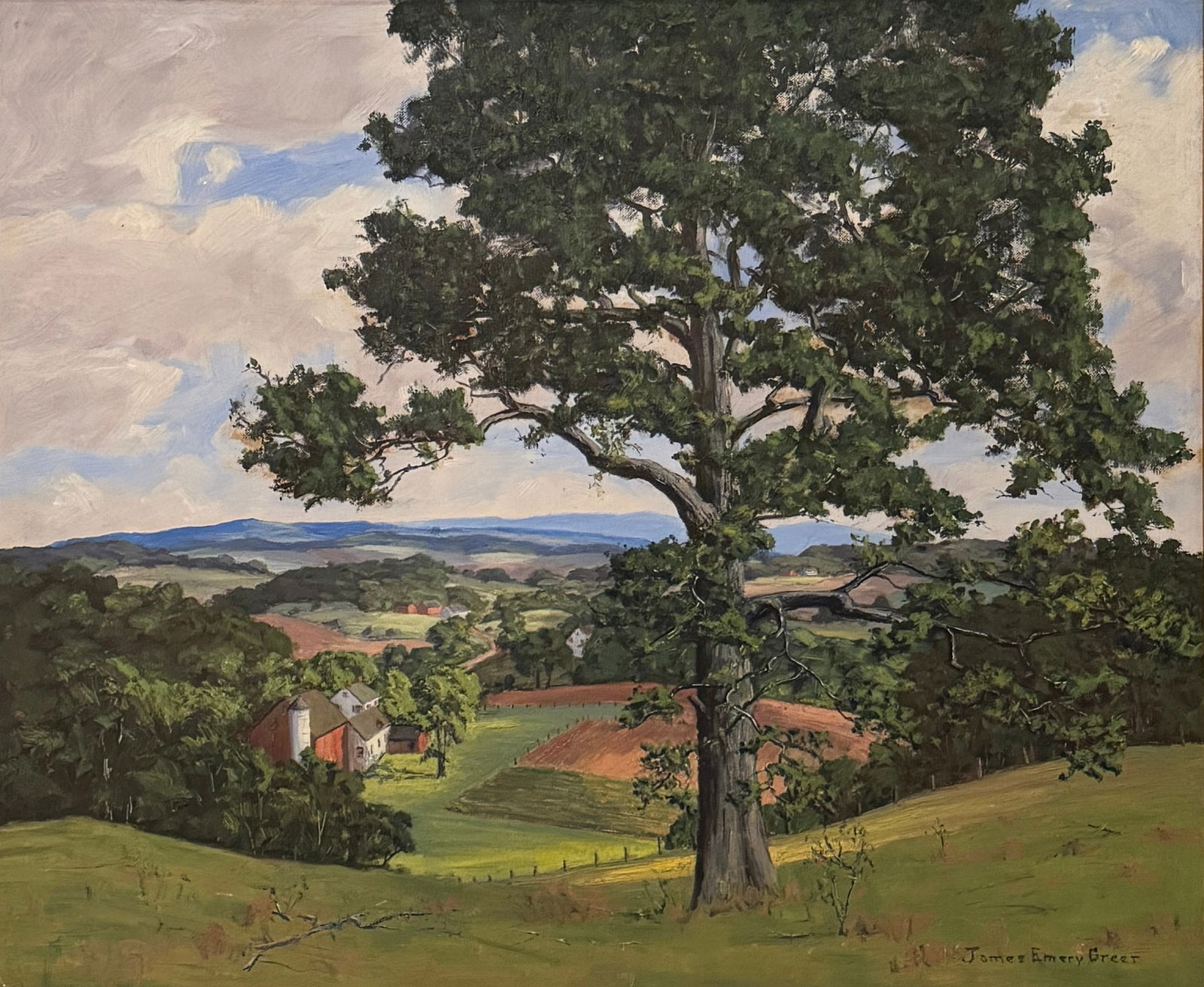 James Emery Green (1948-1990) Summer Landscape (1 of 3)