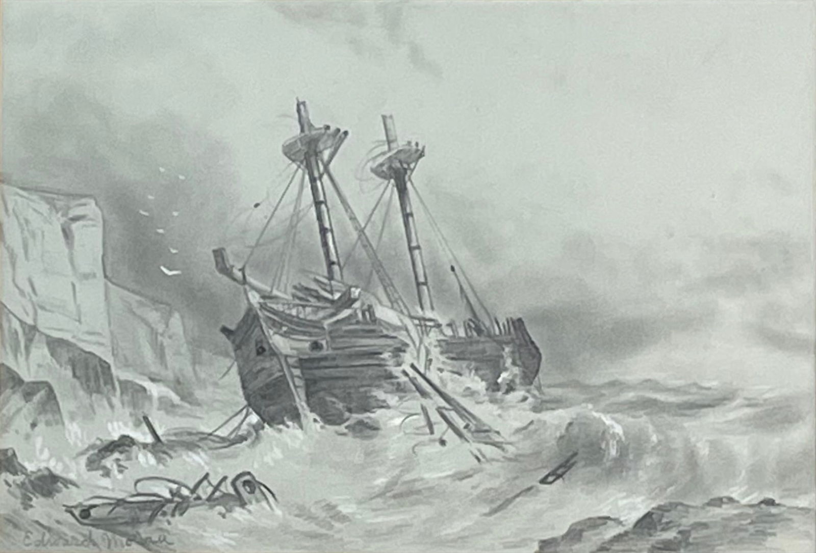 Edward Moran (1829 - 1901) American (1 of 3)