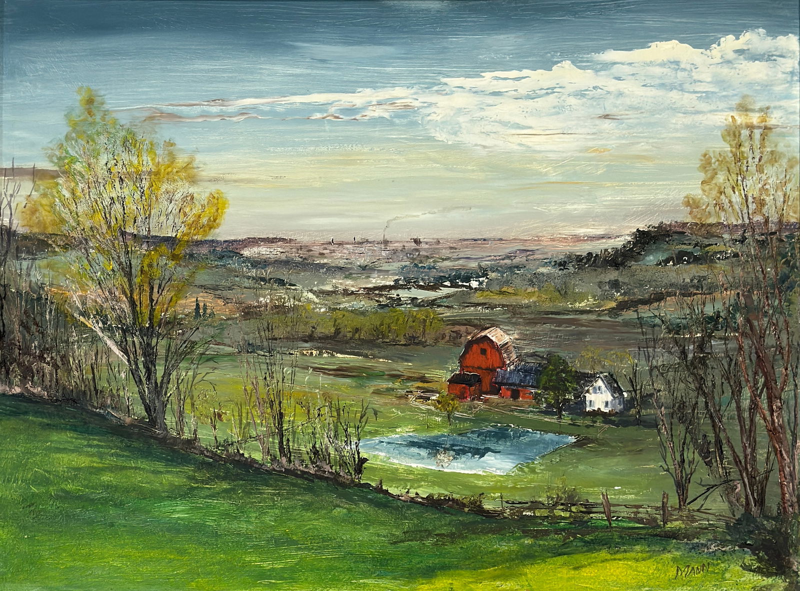 Ward Palmer Mann (1921 - 2005) "Top-o-turk Hill" (1 of 4)