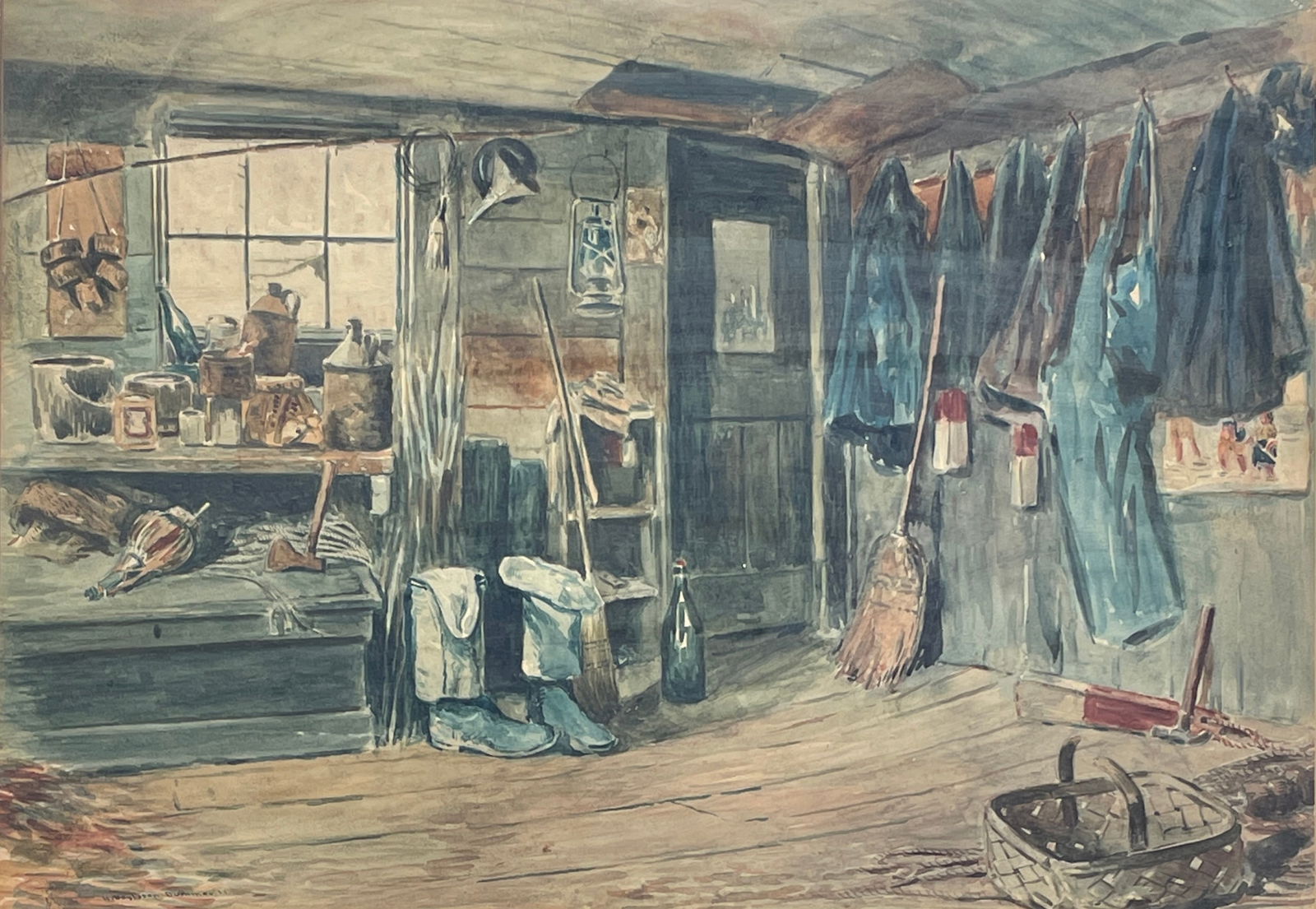 H. Boylston Dummer (1878 - 1945) Fishing Shack (1 of 3)