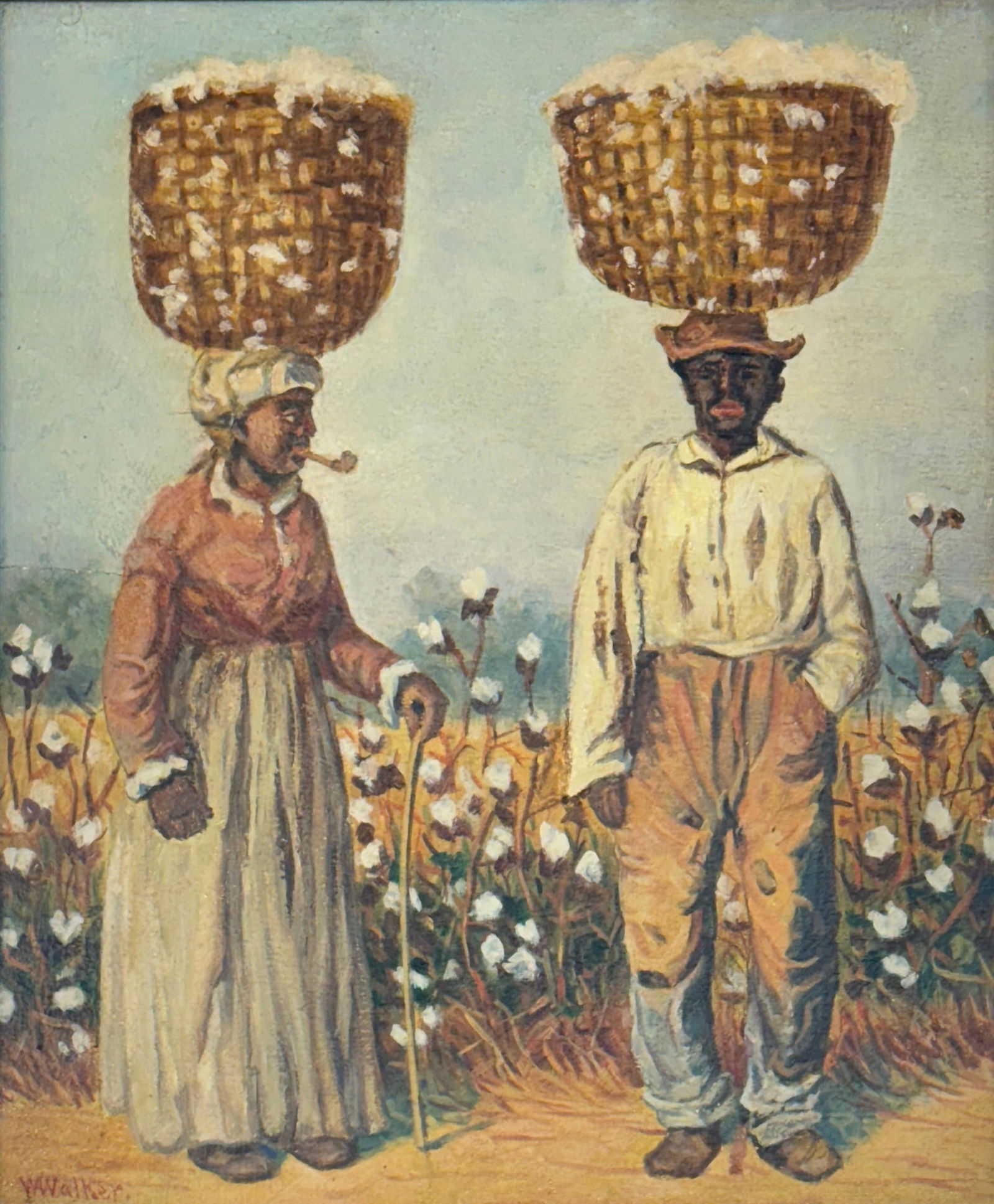 William Aiken Walker (1838 - 1921) Cotton Pickers in the Field (1 of 3)