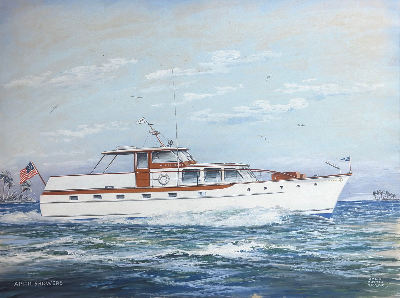 John Austin Taylor (20th Century) "April Showers" (1 of 5)