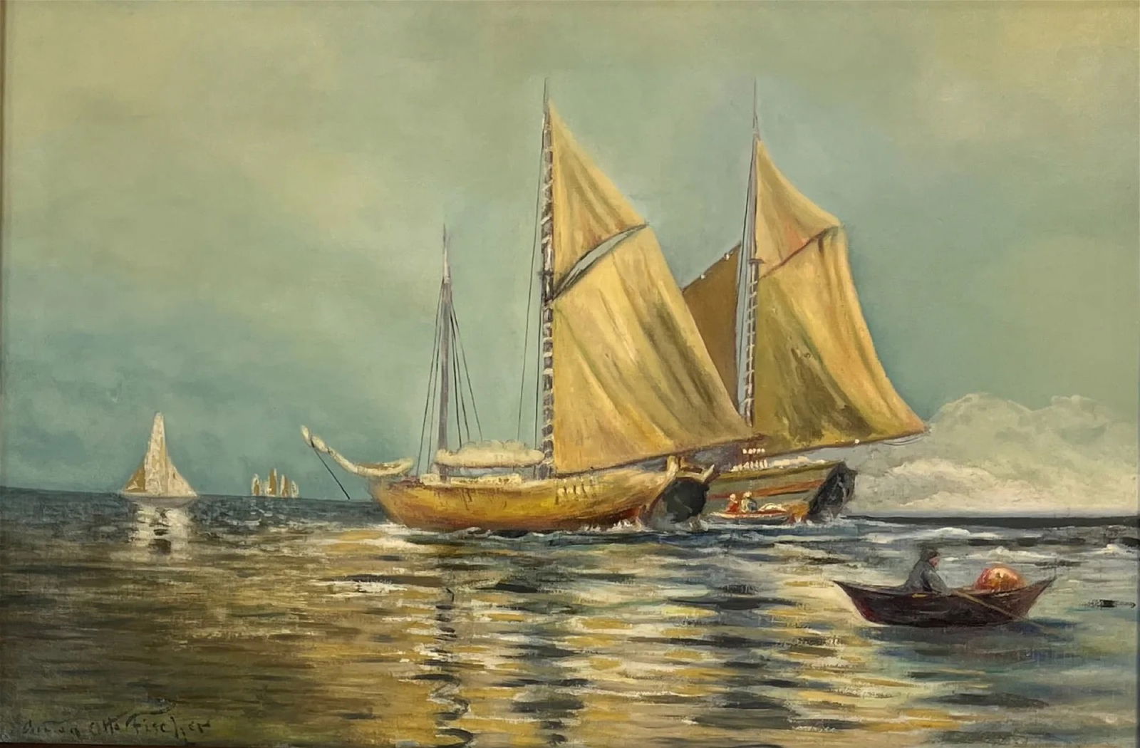 Anton Otto Fischer (1882-1962) "Hawaiian Voyage" (1 of 3)