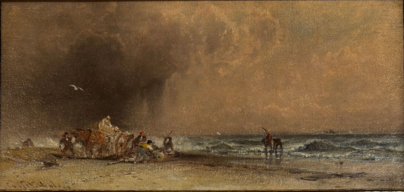 George Washington Nicholson (1832 - 1912) "Beach Combers" (1 of 5)