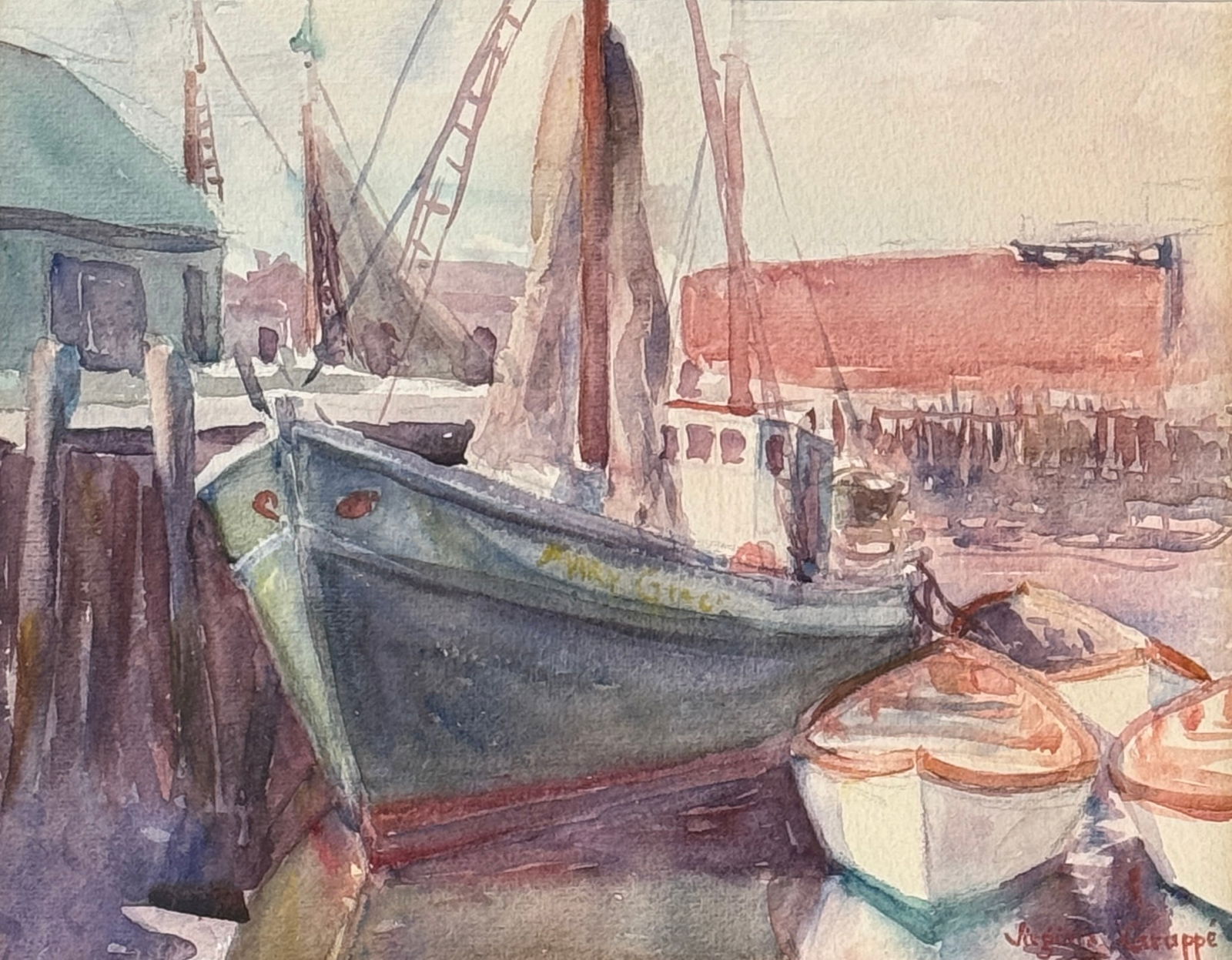 Virginia Helena Gruppe (1907 - 1980) American/Holland (1 of 3)