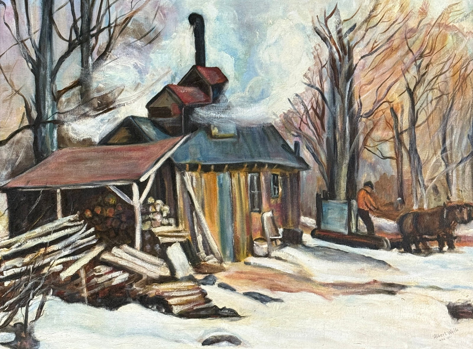 Albert Wells (1920 - 2001) American (1 of 3)