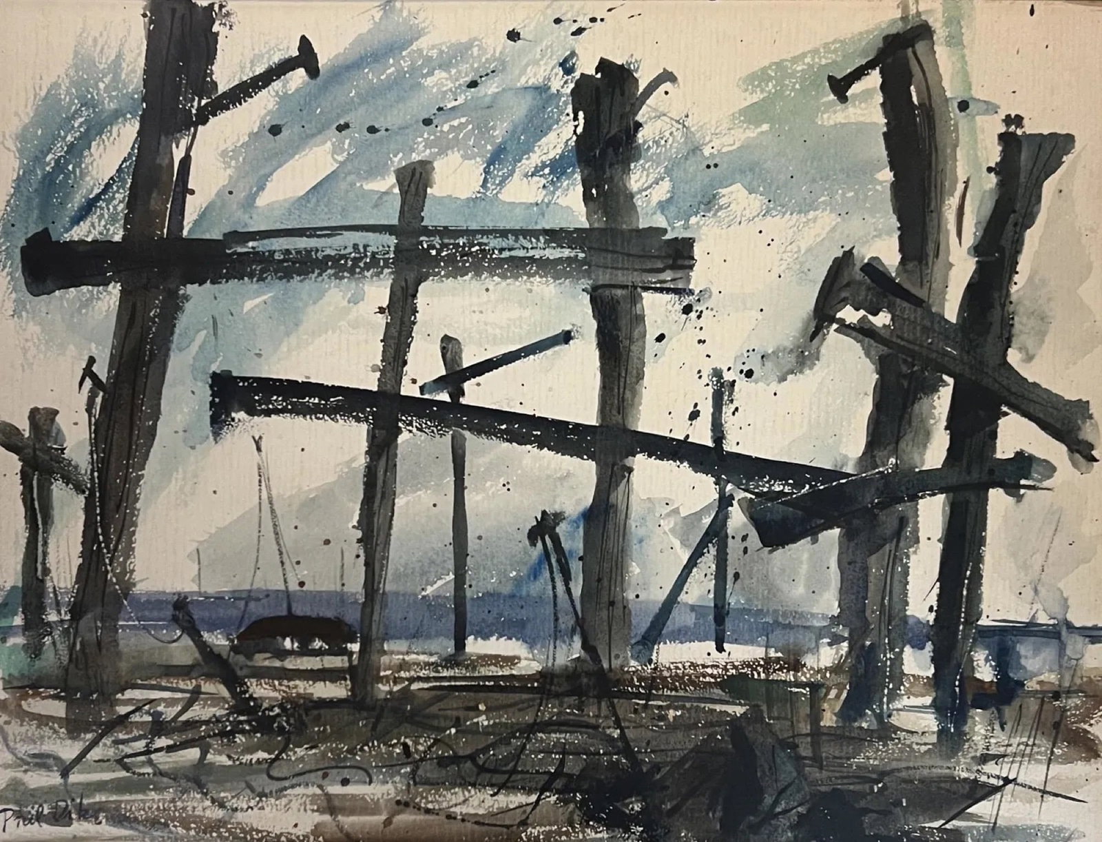 Phil Latimer Dike (1906 - 1990) American (1 of 3)