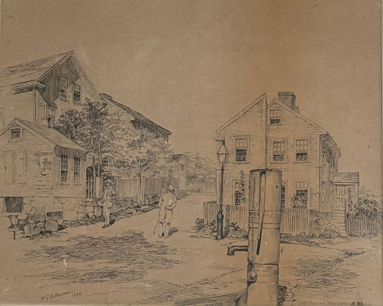 P. G. Gulbranson Etching 1888 (1 of 4)