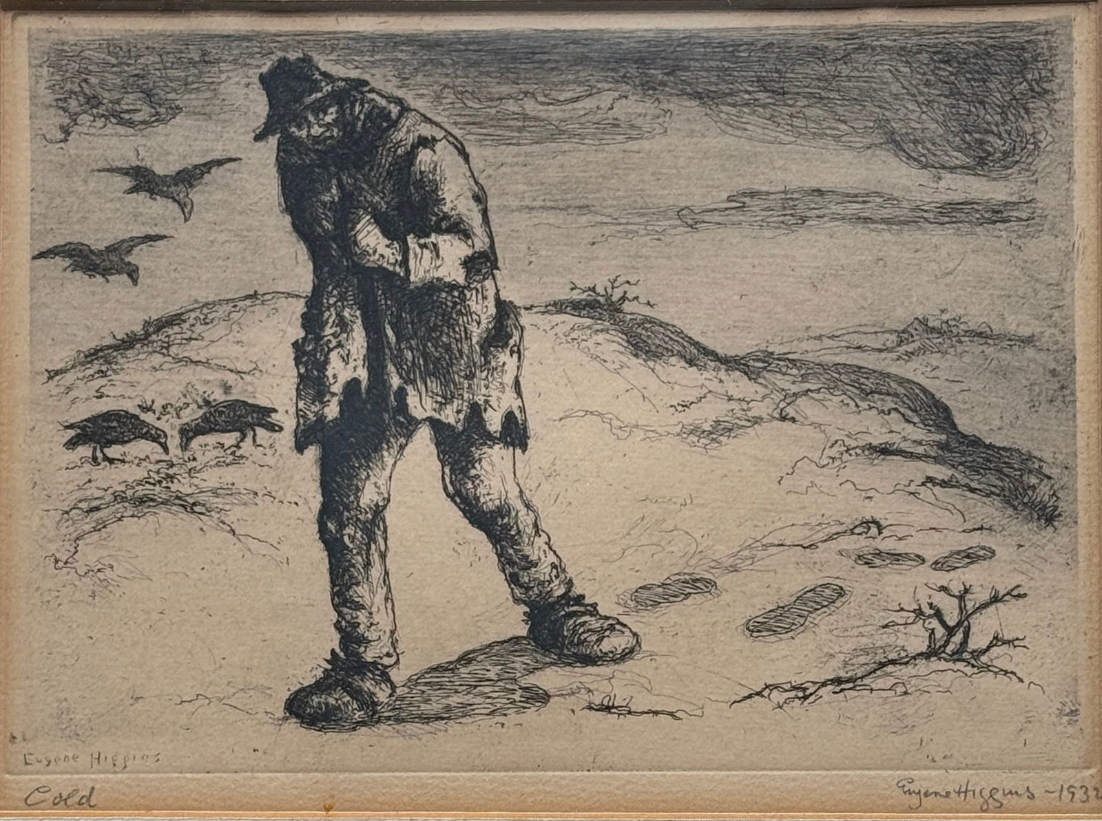 Eugene Higgins (1874 - 1958) "Cold" (1 of 4)