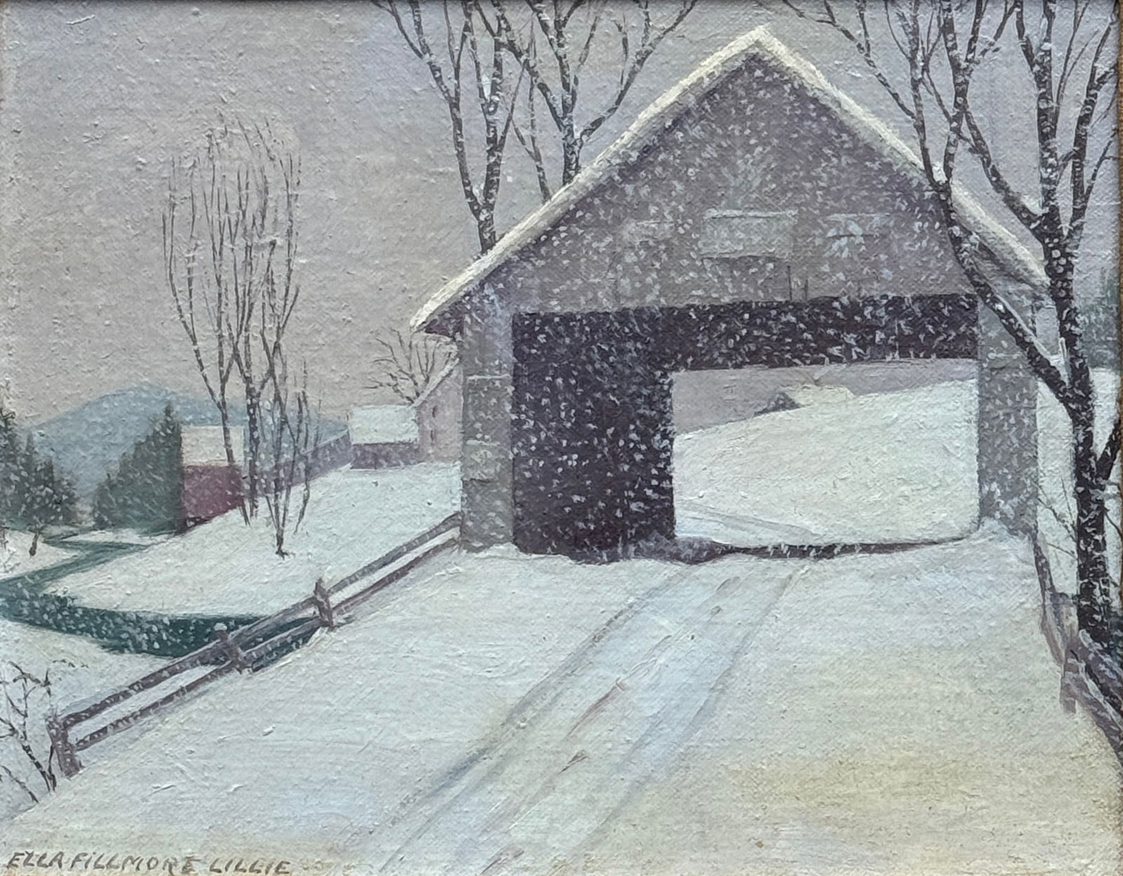 ELLA FILLMORE LILLIE (1884-1972) Vermont Landscape (1 of 4)