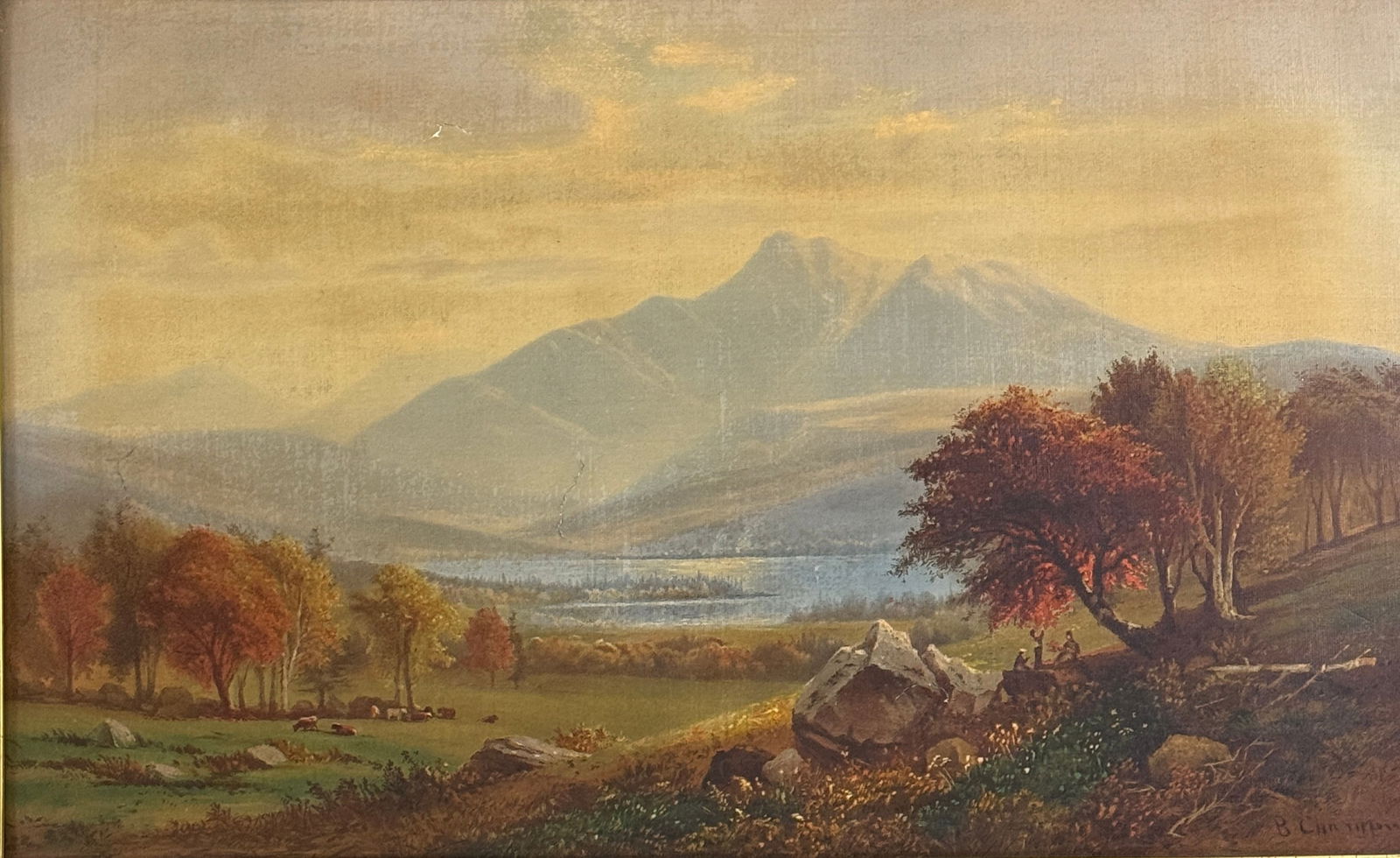 AFTER BENJAMIN CHAMPNEY (1817-1907) "A view of Mt. Chocorua, New Hampshire" (1 of 5)