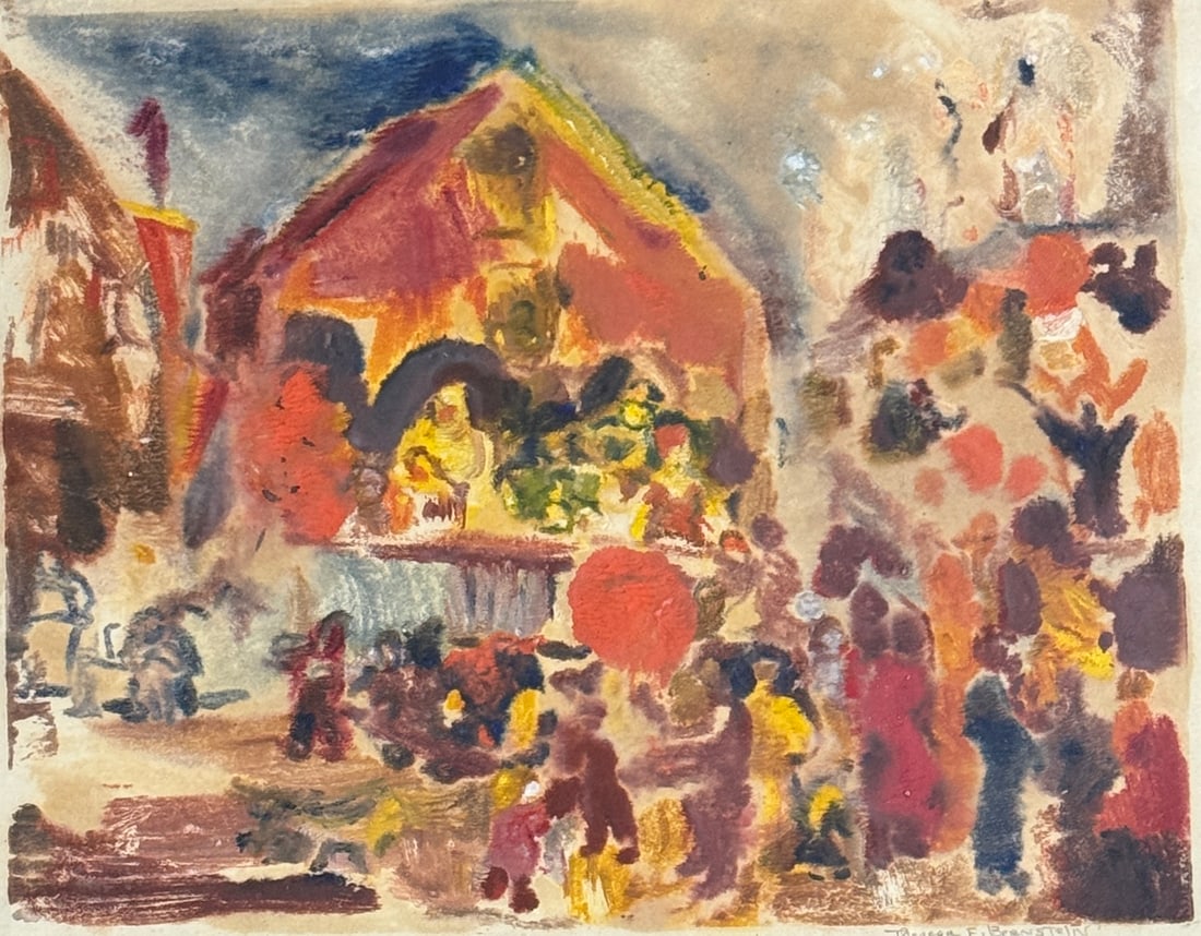 Theresa Bernstein (1890-2002) Fisherman's Fiesta (1 of 3)