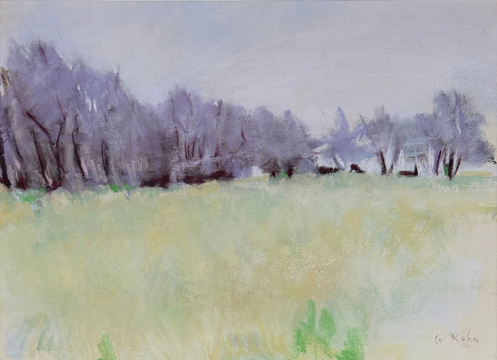 Wolf Kahn (1927–2020) Pastoral Landscape (1 of 3)