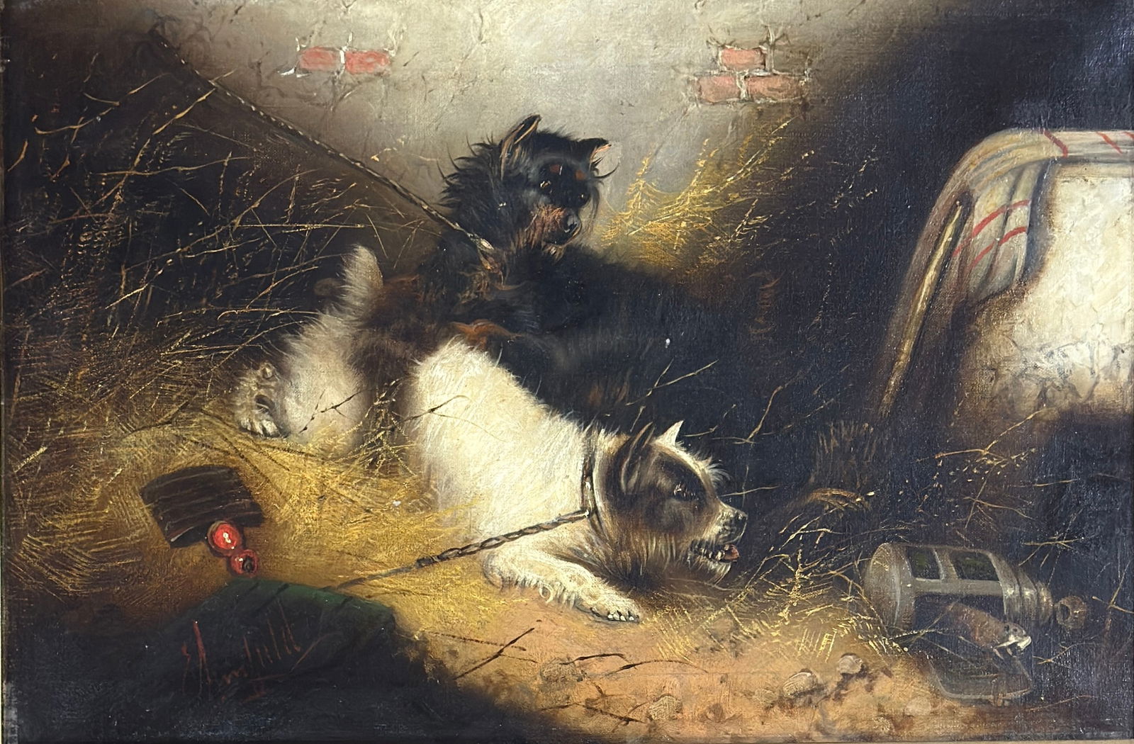 George Armfield (1810-1893) Terriers Ratting (1 of 4)
