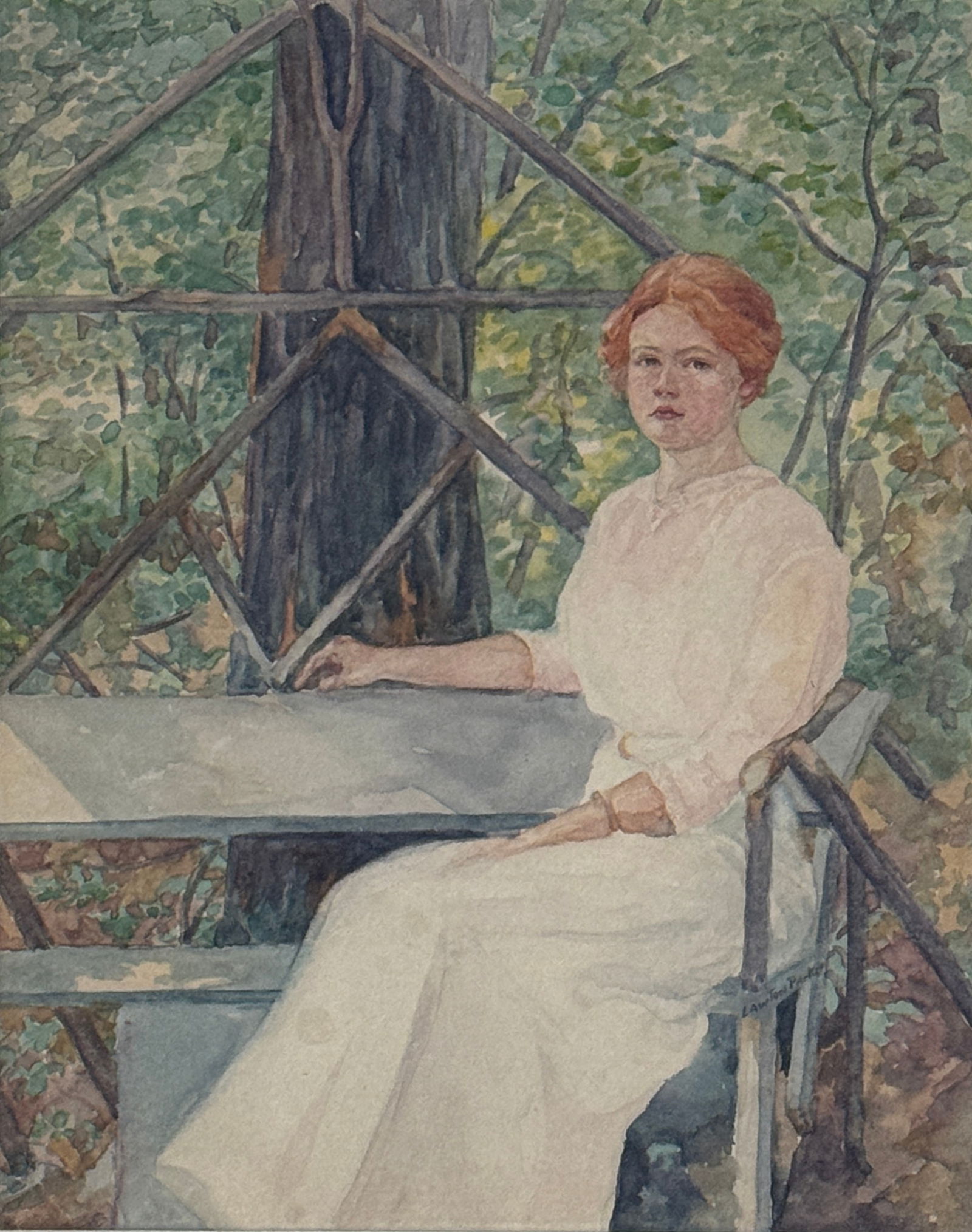 Lawton Silas Parker (1868-1954) Portrait of a Young Woman (1 of 3)