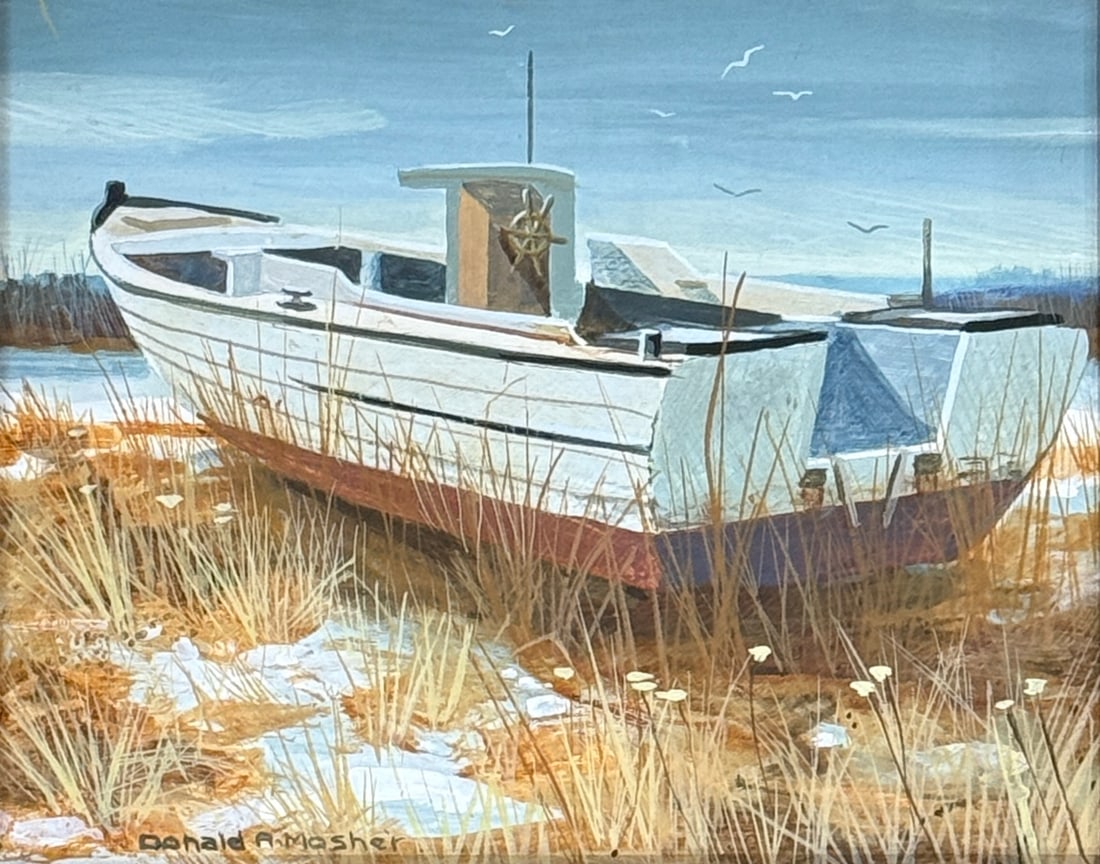 Donald Allen Mosher (1945 - 2014) Scallop Boat (1 of 2)