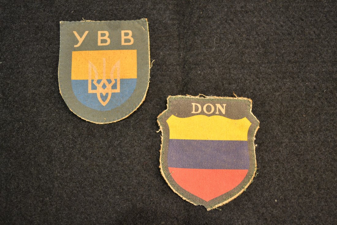 WWII GERMAN LEGIONS RUSSIAN AND UKRAINIAN PATCHES: WWII GERMAN LEGIONS RUSSIAN AND UKRAINIAN PATCHES