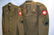 WWII US ARMY GI SET OF 2 UNIFORMS JACKETS USA WW2 NAMED