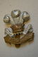 WWI BRITISH THE WELSH REGIMENT CAP BADGE EARLY QUALITY