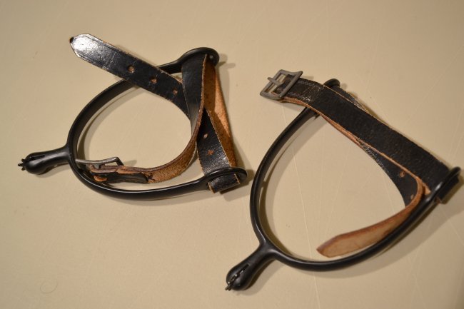 WWII GERMAN CAVALRY SPURS MINT CONDITION: WWII GERMAN CAVALRY SPURS MINT CONDITION .
