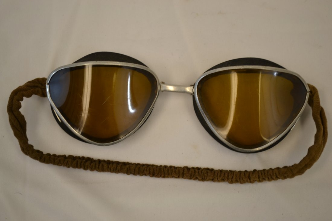 WWII ITALIAN FASCIST AFRICA DESERT TROPICAL GOGGLES: WWII ITALIAN FASCIST AFRICA DESERT TROPICAL GOGGLES . GREAT CONDITION .