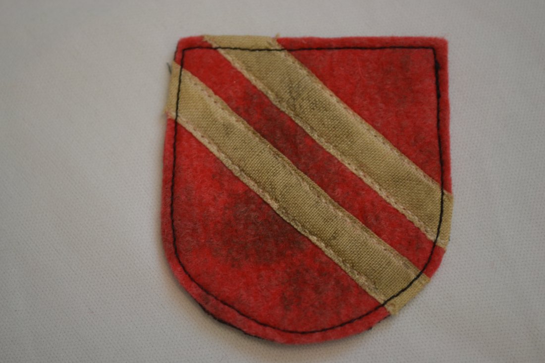 WWII GERMAN ROA RUSSIAN LIB. ARMY COSSACK ARM SHIELD: WWII GERMAN ROA RUSSIAN LIBERATION ARMY COSSACK ARM SHIELD .