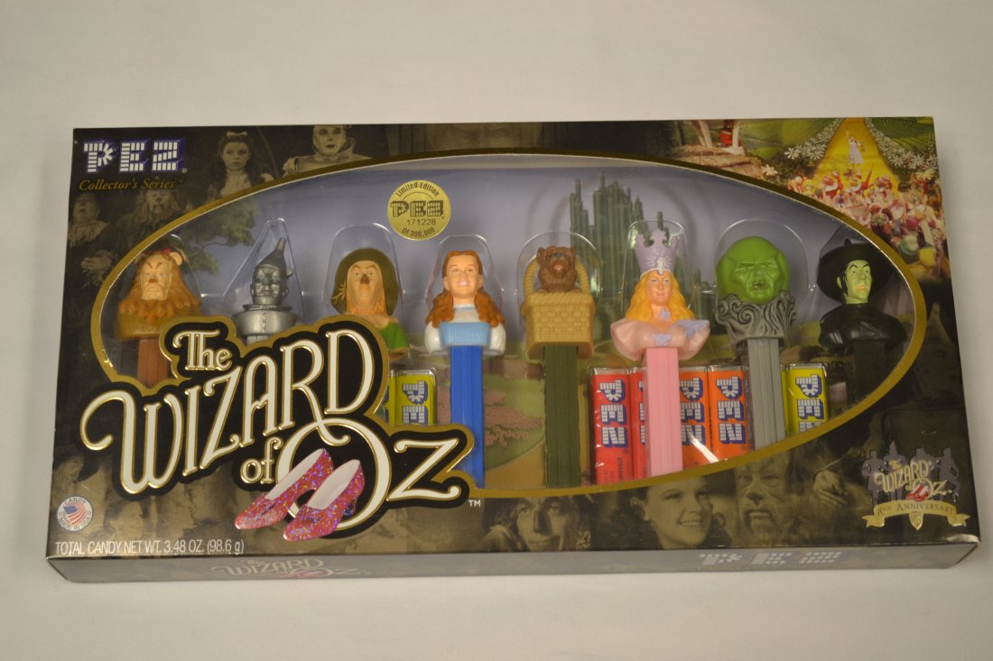 PEZ COLLECTORS SERIES WIZARD OF OZ ANNIVERSARY 8 PACK: PEZ Collector’s Series The Wizard of Oz 70th Anniversary 8 Pack Gift Set . Sealed. Never Opened Condition.
