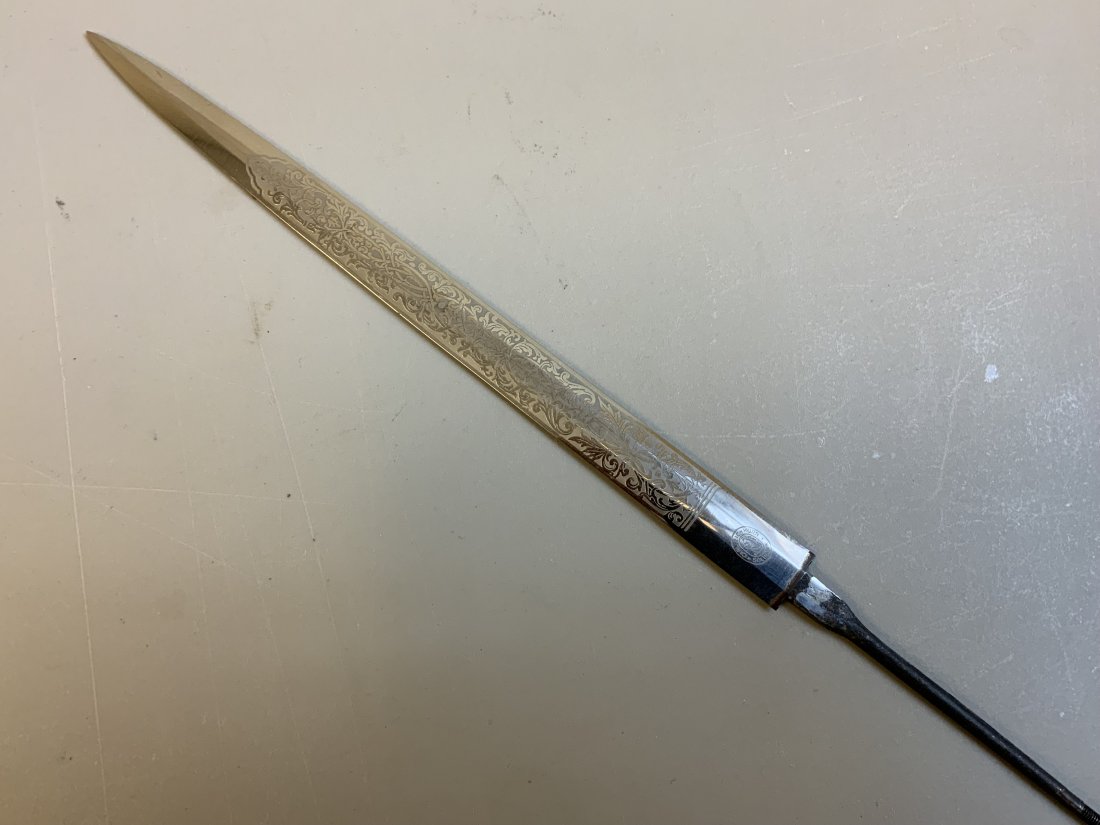 WWII GERMAN ARMY DAGGER ETCHED BLADE BY CARL EICKHORN: WWII GERMAN ARMY DAGGER ETCHED BLADE BY CARL EICKHORN . IN OUR OPINION ITS AN ORIGINAL BLADE WITH MOST LIKELY POST WAR ETCHING. VERY NICE HIGH QUALITY WORK. WILL LOOK GREAT AS A REPLACEMENT FOR YOUR B