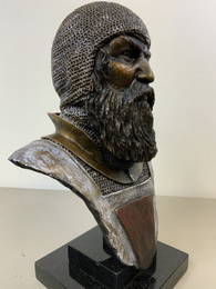 DAVID PAUL VENELL "THE TEMPLAR" ORIGINAL BRONZE BUST