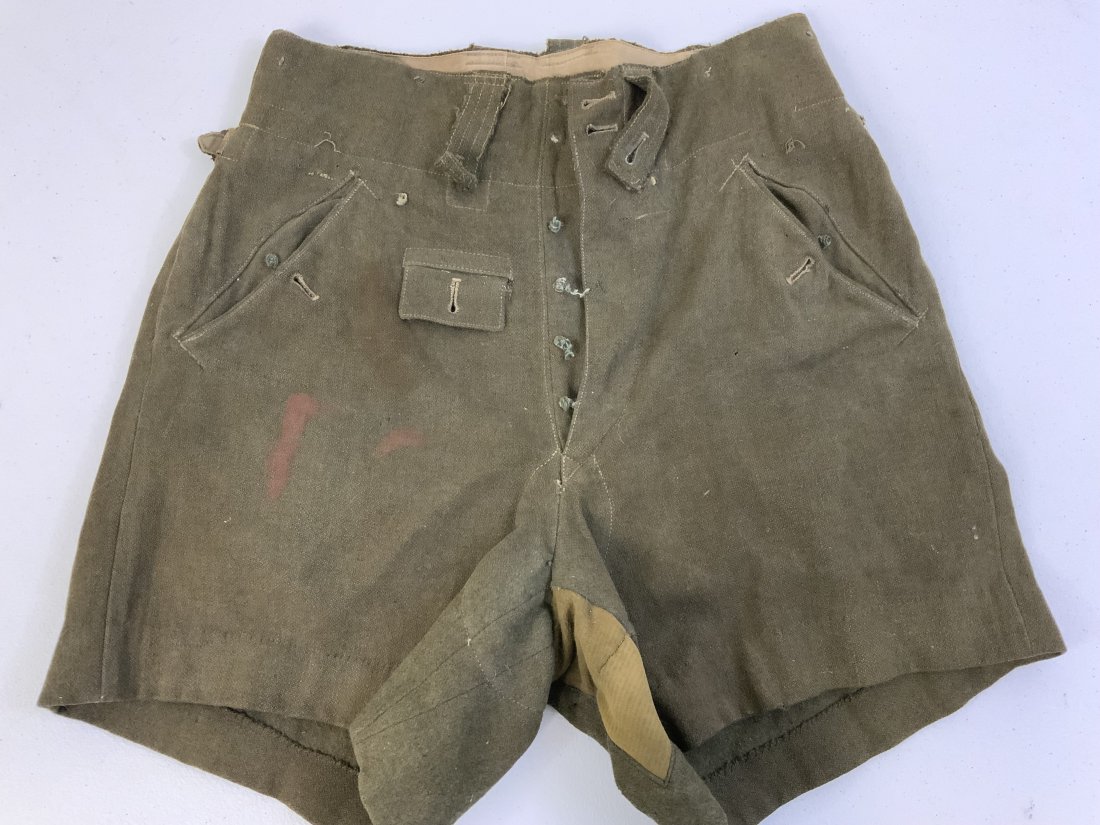 Wwii German Military Uniform Shorts Hot Summer Climate Auction