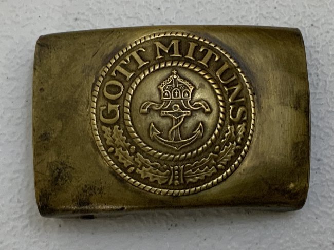 IMPERIAL GERMANY PRUSSIA IMPERIAL NAVY ROYAL YACHT BRASS BELT BUCKLE: IMPERIAL GERMANY PRUSSIA IMPERIAL NAVY ROYAL YACHT BRASS BELT BUCKLE . VERT RARE EXAMPLE. ALL BRASS FOR SEAMEN.