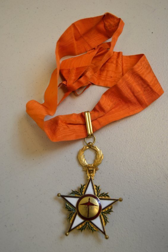 COLONIAL FRANCE MOROCCO ORDER OF QUISSAM ALAOUITE COMMANDER NECK ORDER: COLONIAL FRANCE MOROCCO ORDER OF QUISSAM ALAOUITE COMMANDER CLASS NECK ORDER . SILVER AND ENAMEL . BEAUTIFUL CONDITION . RARE